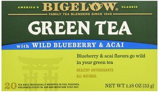 Bigelow Green Tea w/ Blueberry &amp; Acai Tea Bags - 20 ct N4