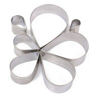 Cake &amp; Cookie Cutters 7PCS Water Droplet Rose Petal Cookie Cake Cutter Biscuit Pastry Fondant Mould N4