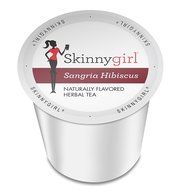 New- Skinny Girl "Sangria Hibiscus" Tea K- Cups! Fully Keurig 2.0 Compatible N2