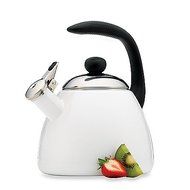 Farberware Bella 2.5-Quart Tea Kettle in White