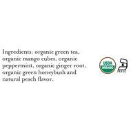 Tea Forte GREEN MANGO PEACH Organic Loose Leaf Green Tea, 3.5 Ounce Tea Tin N3