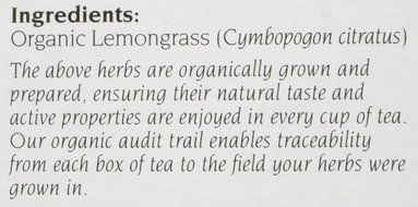 Celebration Herbals Organic Lemongrass Tea Caffeine Free -- 24 Herbal Tea Bags N5