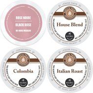 FARO Barista Prima K-Cup Variety Pack, Keurig 2.0 K Cup Coffee Sampler Featuring Colombia, Rose Noire Medium,...