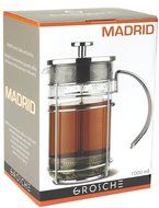 GROSCHE Madrid French Press Coffee Maker, Tea Press & Coffee Press 8 cup 34 oz 1L with German Glass