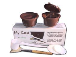 My-Cap's 3 Reusable/Refillable Capsules for Nescaf&eacute;&reg; Dolce Gusto &reg; Brewers | Compatible with Mini Me, Genio, Piccolo... N9