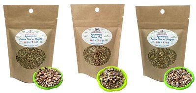 Organic Ayurvedic Cumin, Coriander and Fennel Tea - Stress Relief Detox Tea (Original, 1.5 oz.) N15