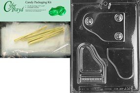 Cybrtrayd J052 Piano Legs Attached Chocolate Candy Mold with Exclusive Cybrtrayd Copyrighted Chocolate Molding...