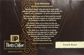 Peet's Coffee French Roast Single Cup Coffee for Keurig K-Cup Brewers 40 count N8