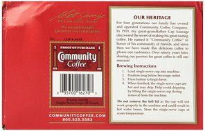 Community Coffee French Vanilla, K-Cup for Keurig Brewers, 18 Count N4