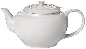 Le Creuset Unisex Large Teapot with Stainless Steel Infuser - 1 qt. White Tea Pot