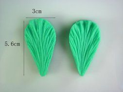 2pcs leaf shape silicone soap mold,Fondant Cake Decorating styling Tools, bakeware,cooking tools kitchen accessories N4