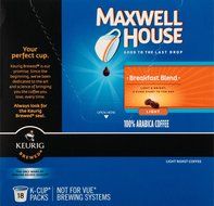 MAXWELL HOUSE Breakfast Blend K-CUP Pods, 18 count N18