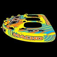 WOW World of Watersports, Macho 16-1030 1 to 3 Person Towable Tube, Multiple Riding Positions N6