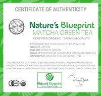 Nature's Blueprint Organic Japanese Matcha Green Tea Powder (1 oz Tin) - Ceremonial Grade N18