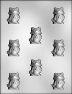 CK Products 1-3/4-Inch Cat with Scarf Chocolate Mold