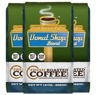 5 Lb. Bag, Donut Shop Blend Coffee, Whole Bean coffee, Fresh Roasted Coffee LLC. N4