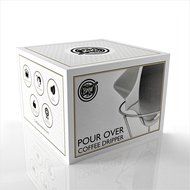 Pour Over Coffee Filter - BREW Permanent Reusable Stainless Steel 18/8 (304) double mesh Cone Coffee Dripper -... N2