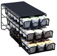 DecoBros 3 Tier Drawer Storage Holder 54 Keurig K-cup Coffee Pod