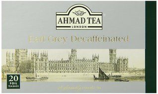 Ahmad Tea Decaffeinated Earl Grey Tea, 20-Count Boxes (Pack of 6) N4
