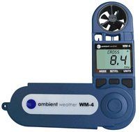 Ambient Weather WM-4 Handheld Weather Station w/ Windspeed, Direction, Temperature, Humidity, Compass, Dew Point... N5