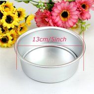 MImgo Store 2&quot; 4&quot; 5&quot; 6&quot; Reusable Round Cake Tin Panloose Base Bottom Wedding Cake Mould With Removeable Bottom... N2