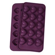 Webake Set of 2 Heart Shape Mini Silicone Chocolate Molds, Candy Molds, Silicone Mold for Chocolate Mold and Candy...