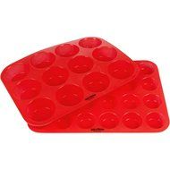 Silicone Cupcake Pans [TWO PACK], One 12 cup reg size &amp; one 24 cup mini size Silicone Muffin baking pans / MULTI-PACK... N2