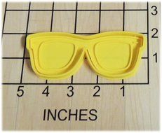 Nerd Beach Sun Glasses Shaped Cookie Cutter and Stamp #1263