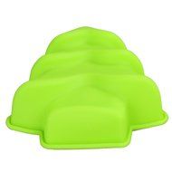Generic Tree Shaped Silicone Baking Mold for Butter Cookie Cake Making 2 Pack Green