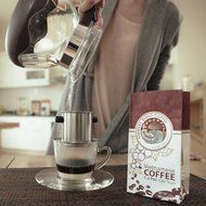Premium Coffee by Farmers Blend Vietnamese Coffee, a Gourmet Coffee and Low Acid Coffee with smooth but bold flavors... N4