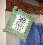 Moso Natural 200gm Air Purifying Bag, Green, 4-Pack N2