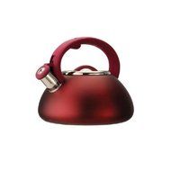 Peerless Industries Primula Pavre6225 Red Whistling Kettle 2.5 Qt Removable Lid