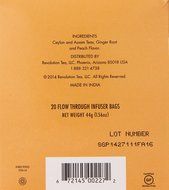 Revolution Tea Sweet Ginger Peach Black Tea, 20 Count N4