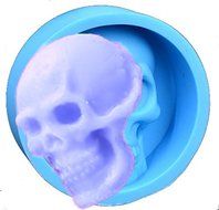 Skulls Halloween Silicone Mold for Fondant, Gum Paste, Chocolate, Crafts