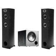 Polk Audio 2 x TSx 330T 2-Way High Performance Floorstanding Tower Speaker, 33Hz-25kHz, Single, Black - Bundle...