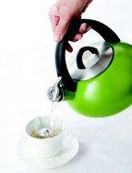 Calphalon 2-Quart Stainless Steel Tea Kettle with Whistle N6