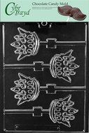 Cybrtrayd K156 Crown Lollys Kids Chocolate Candy Mold