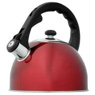 Creative Home Satin Splendor High Quality Stainless Steel 2.8-Quart Whistling Tea Kettle, Chartreuse N3
