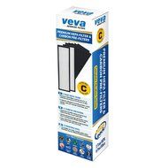 Premium True HEPA Replacement Filter 2 Pack Including 6 Carbon Pre Filters for AC5000 Series Germ Guardian Air... N3