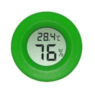 AGEG Round Digital Electronic Thermometer Hygrometer Humidiometer with LCD Display for Family Office Factory Kennel... N4