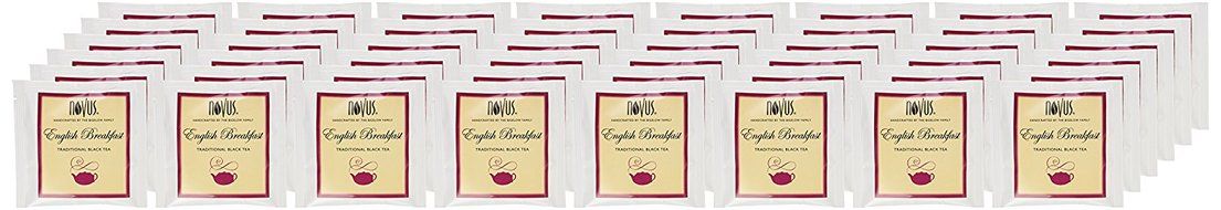 Novus Tea English Breakfast (Formerly Kenilworth Ceylon) Tea, 50 Tea Pouches N2