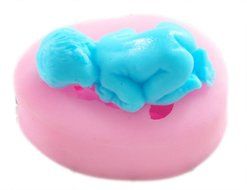 Chariot trading - Silicone Mold 3D baby,Fondant Cake Decorating Tools