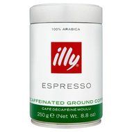 Illy decaffeinated ground coffee, 8.8oz can.