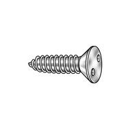 1-1x2f;2" 18-8 Stainless Steel Tamper Resistant Screw with Flat Head Type and Plain Finish - 1 Each