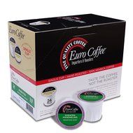 Euro Coffee Sumatra Mandehling, 24 Count Single-Serve K-Cup Keurig Compatible. Award Winning Artisan Coffee Roaster N4
