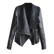 Jacket,Morecome Fashion Vintage Women Biker Motorcycle Leather Zipper Coat N2