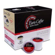 Euro Coffee Sumatra Mandehling, 24 Count Single-Serve K-Cup Keurig Compatible. Award Winning Artisan Coffee Roaster N6