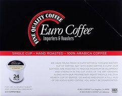 Euro Coffee Sumatra Mandehling, 24 Count Single-Serve K-Cup Keurig Compatible. Award Winning Artisan Coffee Roaster N7