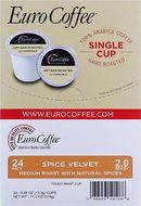 Euro Coffee Sumatra Mandehling, 24 Count Single-Serve K-Cup Keurig Compatible. Award Winning Artisan Coffee Roaster N8