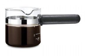 Medelco 4 Cup Universal Glass Espresso Replacement Carafe, Black, New, Free Shipping